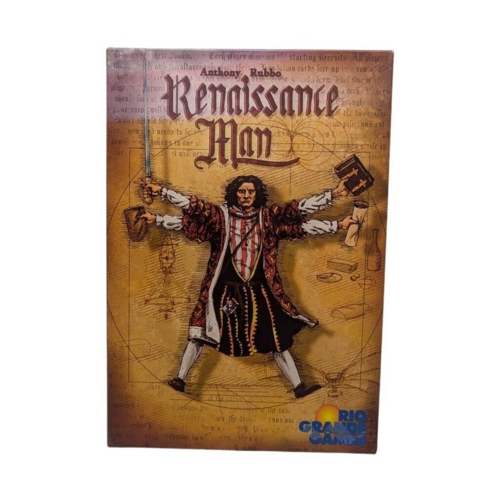 Renaissance Man Board Game By Anthony Rubbo For 1-4 Players Ages 13+